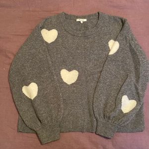 Madewell heart sweater